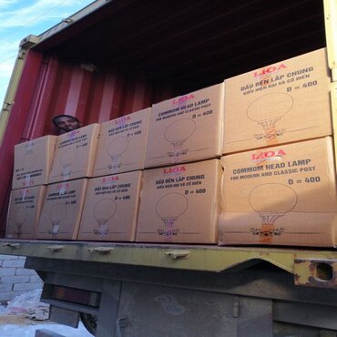 وصول شحنة فوانيس فيتنامية من شركة LIOA العالمية بضمان 25 سنة .